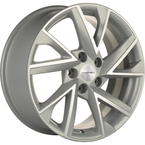 Диски Khomen KHW 1714 7x17 5*114.3 ET48.5 DIA67.1 F-Silver-FP Литой купить с бесплатной доставкой в пункты выдачи в Петербурге